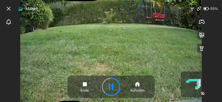 Vidéo en direct du TerraMow Mini 500