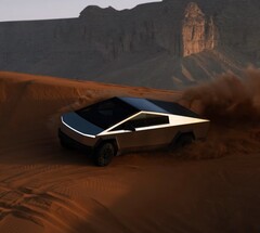 Le Cybertruck électrique de Tesla (Source : Tesla)