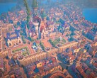 Une image montrant une ville dans Fabledom, actuellement à -65 % sur Steam.
