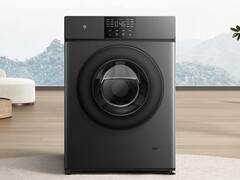 Vous pouvez contrôler le lave-linge à tambour à chargement frontal Xiaomi Mijia grâce à un panneau de commande tactile intégré. (Image source : Xiaomi)