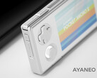 Un gros plan sur le Pocket Micro 2, disponible en deux couleurs.