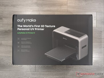 Boîte de vente au détail pour l'imprimante UV eufyMake E1.