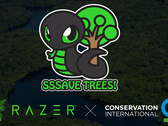 Sneki Snek fait des progrès pour sauver des arbres. (Source : Razer)