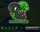 Sneki Snek fait des progrès pour sauver des arbres. (Source : Razer)