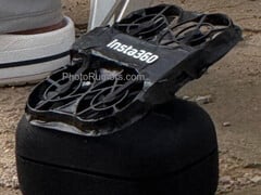 Un gros plan du premier drone compact d'Insta360 a déjà été publié en ligne. (Source de l'image : via Photorumors)