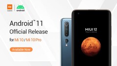 Le déploiement d&#039;Android 11 de Xiaomi commencera avec le Mi 10 et le Mi 10 Pro. (Source : Xiaomi)