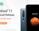 Le déploiement d'Android 11 de Xiaomi commencera avec le Mi 10 et le Mi 10 Pro. (Source : Xiaomi)