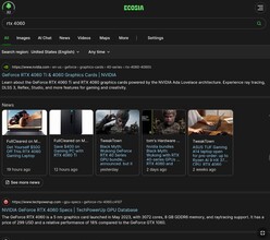 Des résultats de recherche clairs et nets (Source de l'image : Capture d'écran)