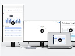 Le hub USB-C Anker Triple Display (14-en-1) vous permet de connecter jusqu'à trois moniteurs. (Source de l'image : Anker)