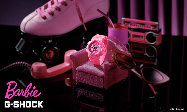 La montre Casio G-Shock GMA-S110BE-4A, édition limitée à Barbie, est arrivée aux Etats-Unis (Image source : Casio)