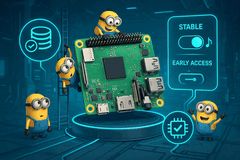 DietPi 9.17 Linux pour SBC, image de lancement générée par l&#039;IA (Image source : DietPi.com Docs)