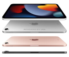 L'iPad mini de nouvelle génération ressemblera, paraît-il, à l'actuel iPad Air. (Image source : FrontPageTech & Ian Zelbo)