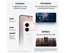 Fuite d'une image du produit Samsung Galaxy S25 Edge montrant les caractéristiques de l'appareil photo et le design. (Source de l'image : Android Headlines)