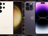 Le Samsung Galaxy S23 Ultra commence à 100 dollars de plus que le Apple iPhone 14 Pro Max. (Image source : Samsung &amp; Apple &amp; Unsplash - édité)