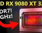 RX 9080 XT ES spéculation (image source : @MooresLawIsDead YouTube)