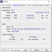 Informations systèmermation - CPU-Z : carte-mère.