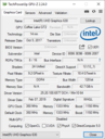 Schenker XMG Fusion 15 - Informations système : GPU-Z Intel UHD.