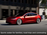 La Model 3 refresh a déjà été listée avec une caméra frontale sur le site officiel. (Source de l'image : Tesla)
