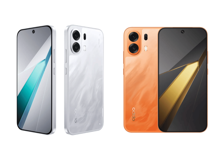 Les coloris disponibles pour l'Oppo K14 Plus 5G.