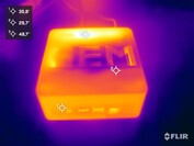 Aoostar GEM12 pendant le test de résistance (côté supérieur)