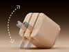 Le chargeur intelligent Anker Nano Safe Charge est doté de deux broches repliables. (Source de l'image : Anker)