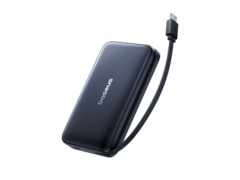 La banque d&#039;alimentation magnétique Baseus PicoGo AM61 (en photo) avec un câble USB-C rétractable. (Source de l&#039;image : Baseus)