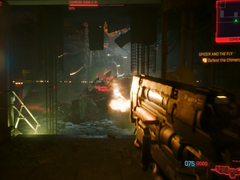 Cyberpunk 2077 : le combat contre le boss Chimera dans Phantom Liberty en action