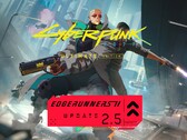 Bannière affichée pour la mise à jour 2.5 de Cyberpunk 2077 Edgerunners 2