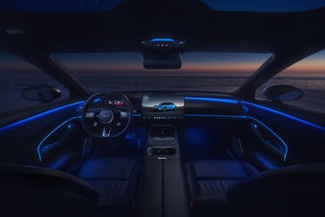 Xiaomi SU7 (2026) dans la nouvelle couleur Capri Blue : la berline sportive électrique reçoit plus qu'un simple lifting mineur. (Source de l'image : Xiaomi)