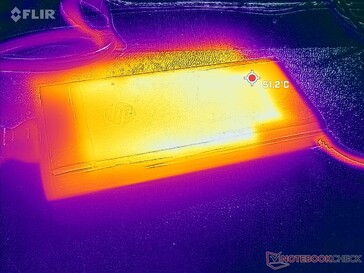 L'adaptateur CA peut atteindre plus de 51 W lorsqu'il est soumis à de fortes charges pendant de longues périodes