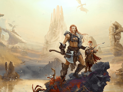 Une représentation de Faye et Atreus réalisée par des fans. La rumeur veut que Faye soit la protagoniste du prochain jeu God of War.
