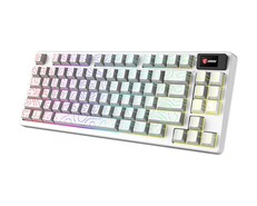 MSI Forge GK600 TKL Wireless Topo White Edition. (Source de l'image : MSI)