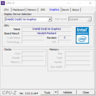 CPU-Z : graphiques