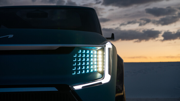 Le SUV Kia Concept EV9. (Image source : Kia)