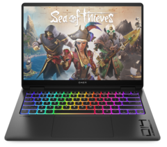 Le HP Omen Transcend 14 offre un écran OLED amélioré par IMAX et la puissance d'Intel Meteor Lake. (Source de l'image : HP)