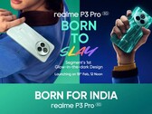 Le Realme P3 Pro est doté d'un design phosphorescent. (Source de l'image : Realme)