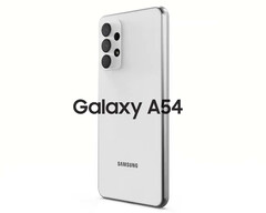 Selon les rumeurs, le Galaxy A54 comporterait quelques améliorations par rapport à l&#039;actuel Galaxy A53. (Image source : Technizo Concept)