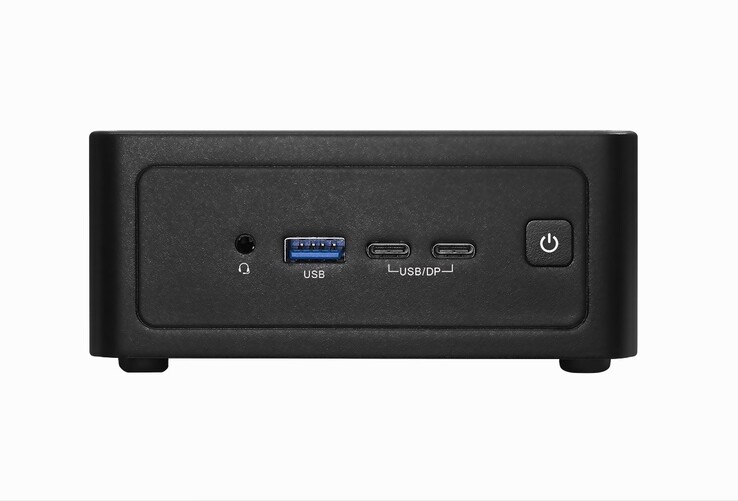 Ce mini-PC est doté d'un châssis minimaliste de couleur noire.