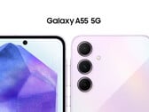 Selon les rumeurs, le Galaxy A55 devrait être disponible dans les coloris Awesome Iceblue, Lilac et Navy. (Source de l'image : Android Headlines)