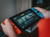 Une photo de la console Nintendo Switch en cours d'utilisation