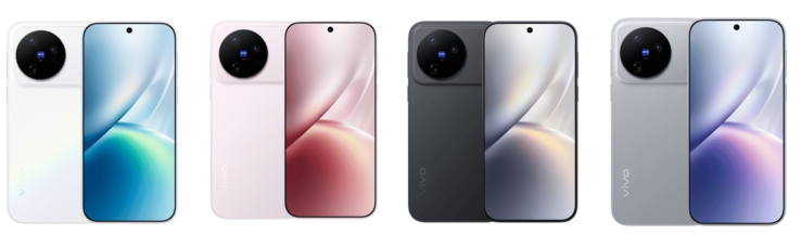Toutes les options de couleur du Vivo X500.
