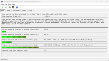 LatencyMon - Vue d'ensemble