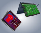 Le dernier IdeaPad 5a 2-en-1 de Lenovo est disponible dans les finitions Cosmic Blue et Luna Grey.