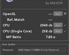 La performance du Cinebench AMD Ryzen 5 5600X montre presque la performance du Ryzen 7 3700X (Source : APISAK sur Twitter)