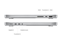 Le port HDMI 2.0 du nouveau MacBook Pro 2021 ne permet pas d&#039;obtenir une sortie 4K à 120 Hz sur un écran externe (Image : Apple)