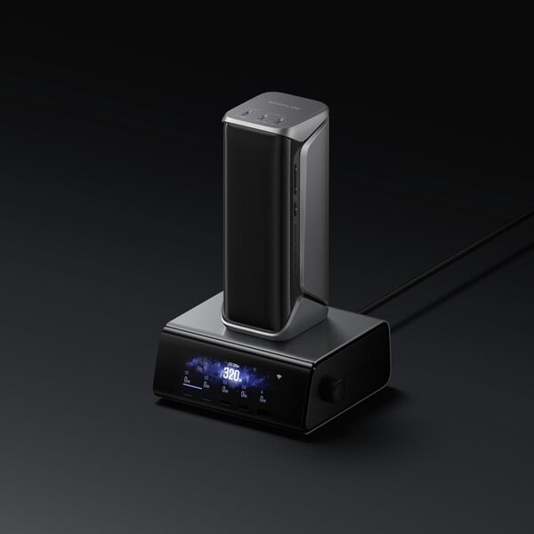 Le Rapid Pro X d'EcoFlow peut être rechargé à une puissance maximale de 320 W. (Source de l'image : EcoFlow)
