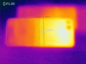 Carte thermique du dos