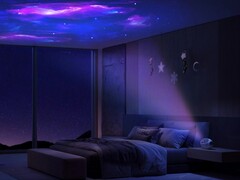 Le Govee Galaxy Light Projector Pro peut créer une expérience relaxante avec des images étoilées et un bruit blanc. (Source de l&#039;image : Govee)