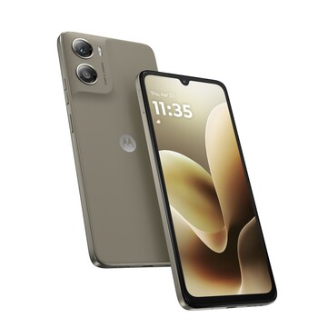 Le Moto G06 en Pantone Laurel Oak. (Source de l'image : Motorola)