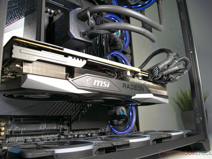 MSI Radeon RX 6950 XT Gaming X Trio 16G dans notre système de test